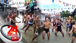 These TikTok dancers in Bohol show moves amid high tide flooding | 24 Oras