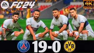 FIFA 24 - What Happens If Ronaldo Messi Neymar Mbappe Play Together On PSG