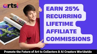 Artsi Affiliate Program! 🥳25% Lifetime Recurring Affiliate Commission