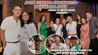 JOHN ESTRADA SINURPRESA NG LIMANG ANAK 😍 PRISCILLA NAGPREPARE NG FUN PARTY PARA SA ASAWA