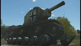 War Thunder battle 3 KV II 754 (r) going on Massacre