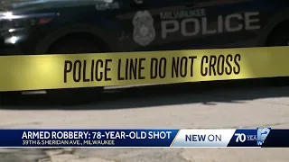 78 year-old shot in armed robbery