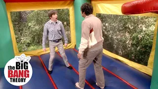 Howard & Raj Fight in a Bounce House | The Big Bang Theory