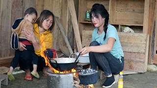 Celebrate Tet 2024 with The 20-year-old single mother with a simple meal | Em Tên Toan