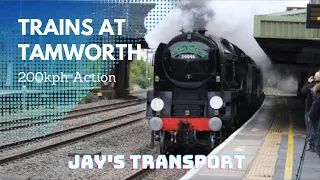 Trains at Tamworth | WCML & XCR (27/09/22) [ft. 34046 Steam Dreams]