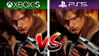 PS5 vs XBOX SERIES S | Comparativo no Resident Evil 4 REMAKE Next-Gen! 60FPS e Ray tracing