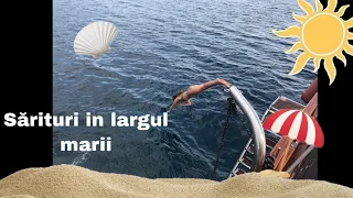 Sărituri in largul marii🌊☀️