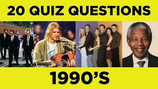 1990s Quiz | 90s Trivia Quiz | 90s Trivia | 90s Quiz Questions