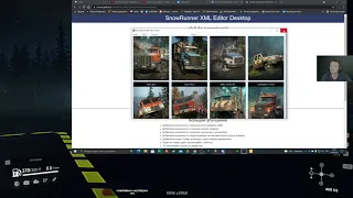 Четерская программа для изменения файлов на автомобили в игре SnowRunner.