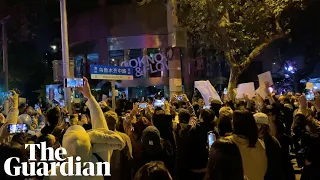 'Xi Jinping, step down!': anti-lockdown protests spread across China