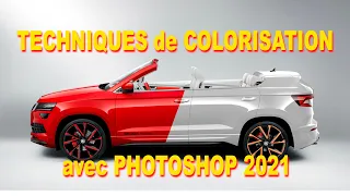 TECHNIQUES de COLORISATION avec PHOTOSHOP 2021 Bruno Sorce