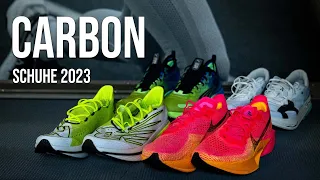 Carbon Laufschuhtest 2023 - Neue Marken, schnellere Schuhe?