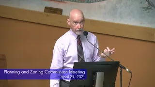 Planning and Zoning Commission Meeting - April 29, 2021