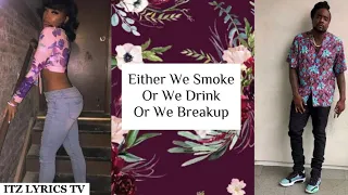 Nelccia - Smoke , Drink , Breakup Ft . Wale ( Lyrics )