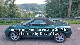 Importing and Licensing a Car While in Europe by Drivin' Ivan