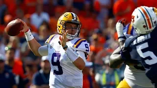 Joe Burrow (LSU QB #9) vs Auburn 2019