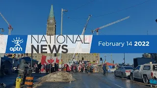 APTN National News February 14, 2022 – A walk down the Hwy of Tears, Trudeau on MMIWG