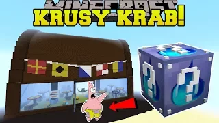 Minecraft: KRUSTY KRAB HUNGER GAMES - Lucky Block Mod - Modded Mini-Game