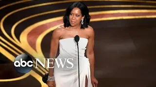 Regina King dedicates 1st Oscar win to James Baldwin l GMA