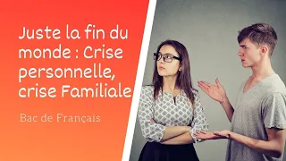 Juste la fin du monde Crise personnelle crise familiale