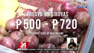 Kilo ng sibuyas sa ilang palengke, umakyat na ang presyo sa higit P700 | 24 Oras