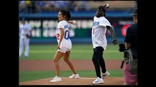 KEVIN HART and KOURTNEY KARDASHIAN At The Dodgers Game - August 3, 2018 [PICS & VIDEO]