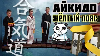 🎗АЙКИДО ЖЁЛТЫЙ ПОЯС🥋✅ Аттестация AIKIDO [5+]