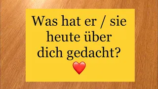 Liebesorakel: Was hat dein Gegenüber heute über dich gedacht?