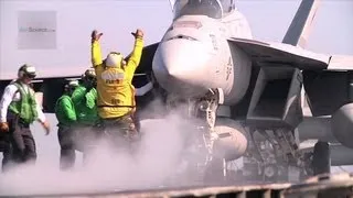 F/A-18E/F Super Hornet Catapult Launchs - USS Enterprise Flight Deck Operations