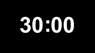 Đồng hồ đếm ngược 30 phút || 30 Minutes Countdown Timer