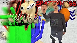 BALDI HAS A SPAZZ ATTACK!! | Baldi's Basics MOD: Spazzyness and Stuff