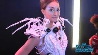 CES 2015 - The Spider Dress by Intel  - The Social Media Show