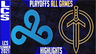 C9 vs GG Highlights ALL GAMES | LCS Summer Playoffs Round 1 Lower Bracket | Cloud9 vs Golden Guardia