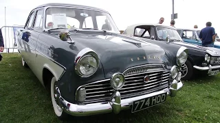 1961 Ford Zodiac Mk2 parked on display