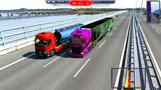 From Rotterdam To Stuttgard ETS 2 Over 150 KM H