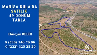 MANİSA KULA EŞME YOLU ÜZERİ SATILIK 49 DÖNÜM TARLA