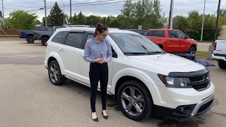 2017 Dodge Journey Crossroad | Low Kilometers and Rear DVD - Stock # P1171C | Redwater Dodge