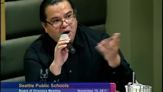 Seattle School Board Meeting November 15, 2017 Part 2