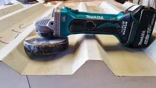 How To Cut A Corrugated Roofing Sheet With An Angle Grinder