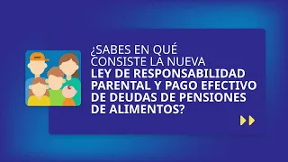 Conoce en qué consiste la Ley de Responsabilidad Parental y Pago Efectivo de Pensiones de Alimentos