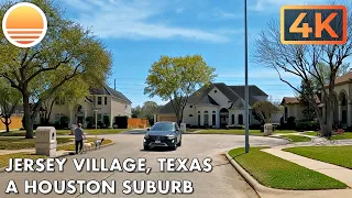 🇺🇸[4K60] Jersey Village, Texas! 🚘 Drive with me in the Houston area.