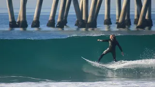 Surfing HB Pier | December 29th | 2017 (RAW)