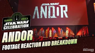 Andor Season 2 FOOTAGE REACTION & BREAKDOWN | Star Wars Celebration Europe 2023