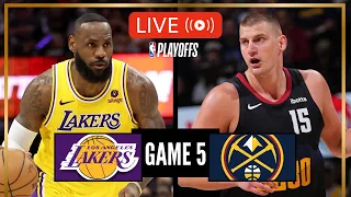 NBA LIVE! LAKERS vs NUGGETS GAME 5 | 2024 NBA PLAYOFFS | April 29, 2024 | NBA 2K24