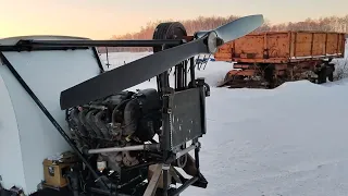 Аэросани. Большой винт- маленький расход!