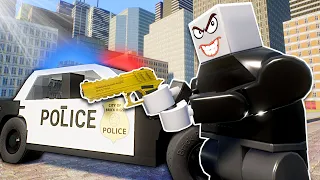 Lego Police Chase through the Gmod Big City! - Brick Rigs Multiplayer Gameplay