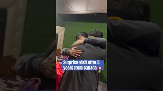 Surprise visit after 5 years from canada to india #surprise #visit #canada #india #reaction #shorts