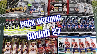 Random Football Card Hobby Pack Opening Round 27