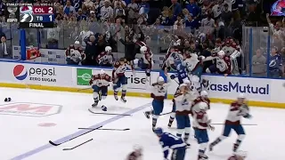 Final Seconds of Game 6 of the Stanley Cup Final as the Colorado Avalanche Win the Stanley Cup 2022!