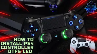 PS4 Controller LED Mod Multi colors DTFS LED kit Install